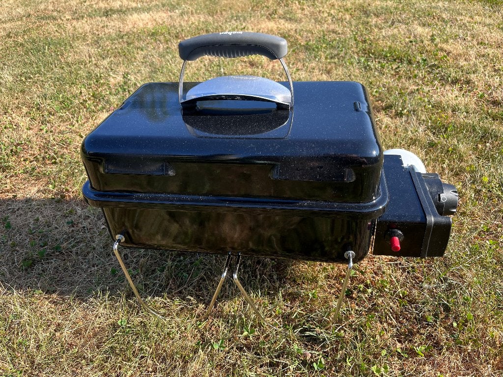 Weber Go-Anywhere gas barbeque, Ophalen, Gebruikt, Weber