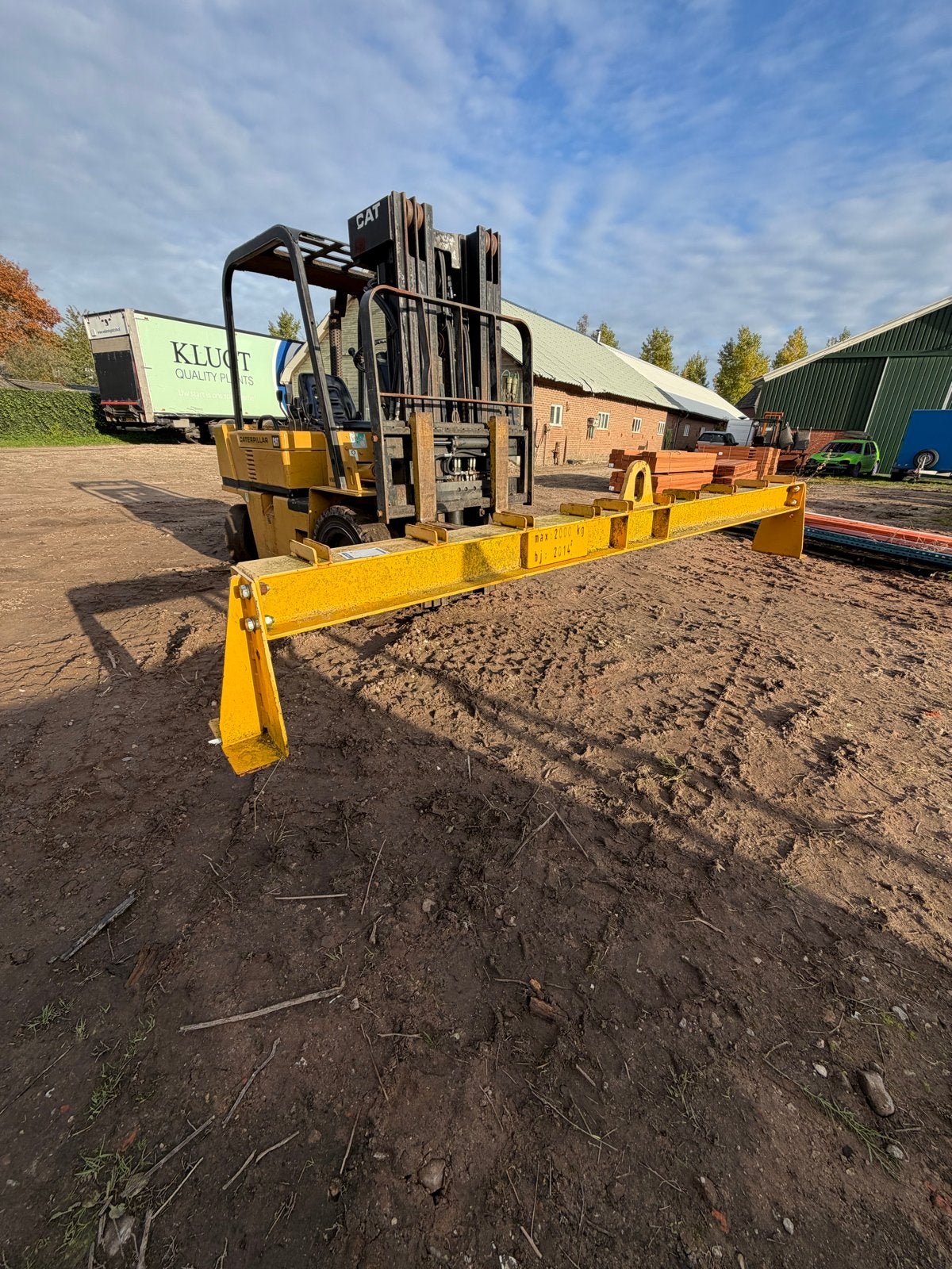 Hijs Evenaar -hijsbalk - Max 2000 kg - Bj 2014, Ophalen