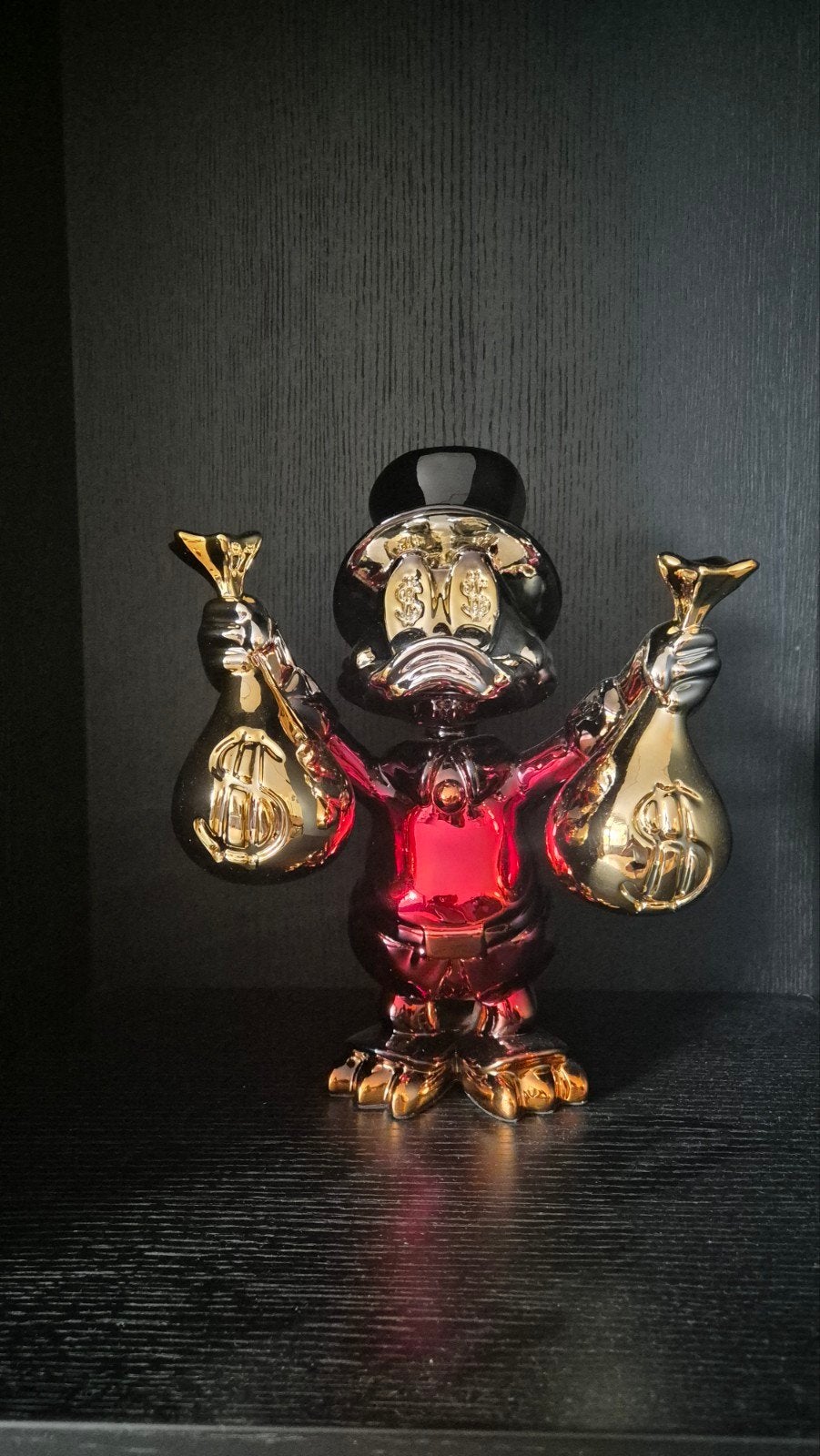 Dagobert duck beeld pop art, Ophalen of Verzenden