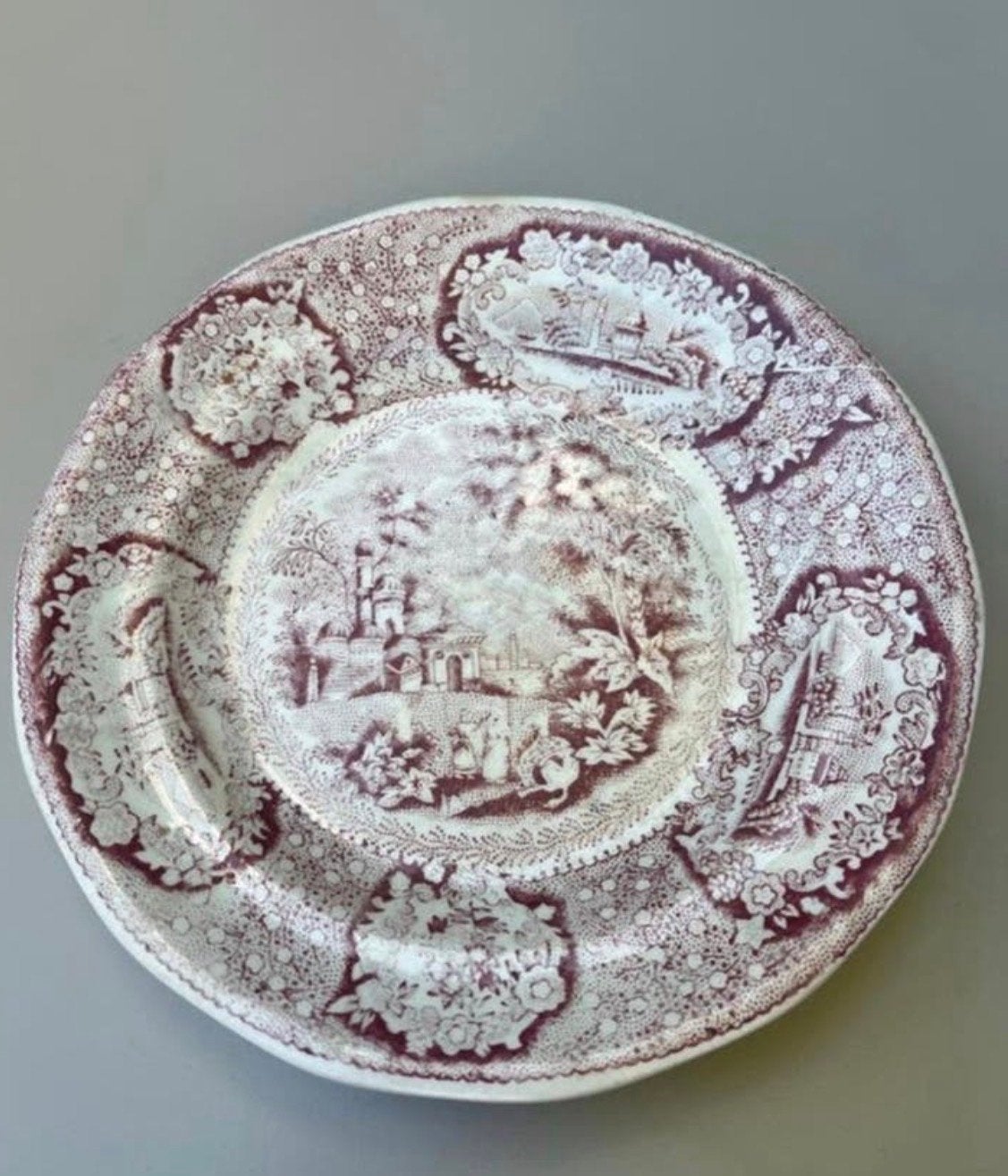 Antiek F. Regout & Co. 'Oriental' bord (1891-1896), Ophalen of Verzenden