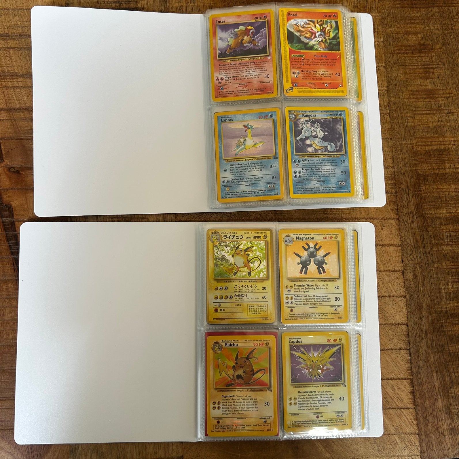 Mappen met oude pokemonkaarten, Ophalen of Verzenden, Zo goed als nieuw, Meerdere kaarten