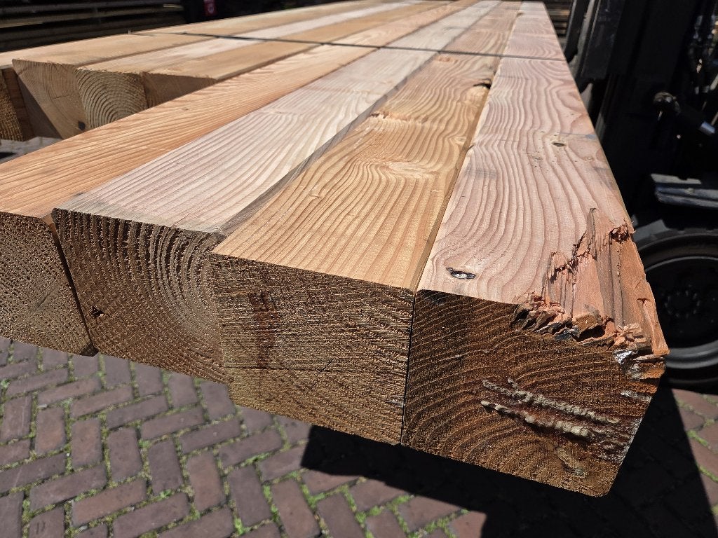 Douglas palen / balken - geschaafd 14.0x14.0 cm - nr: TB15, Ophalen, Nieuw, 250 cm of meer, Balken
