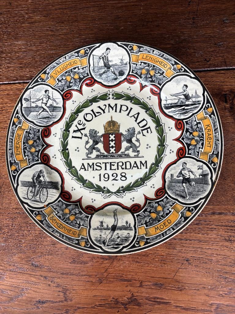 Wandbord Olympische spelen 1928 Amsterdam, Ophalen