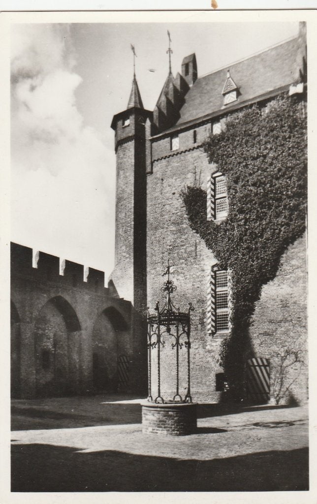 muiderslot- westertoren, Ophalen of Verzenden, 1940 tot 1960, Friesland