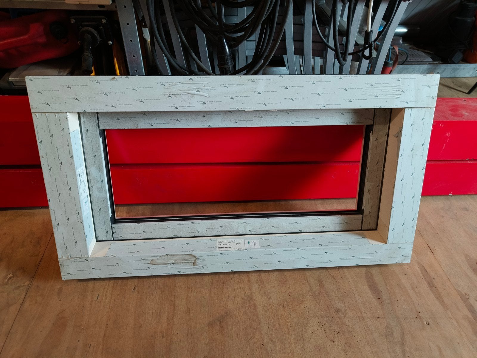 Nieuw kunststof kozijn, Doe-het-zelf en Verbouw, Glas en Ramen, Ophalen, Gevelraam of Ruit, Minder dan 80 cm, 80 tot 120 cm