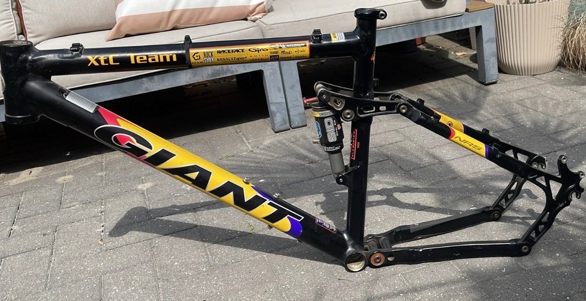 Giant XTC Team NRS Mountainbike Frame - Aluminium, Fietsen en Brommers, Fietsonderdelen, Frame, Gebruikt, Ophalen of Verzenden