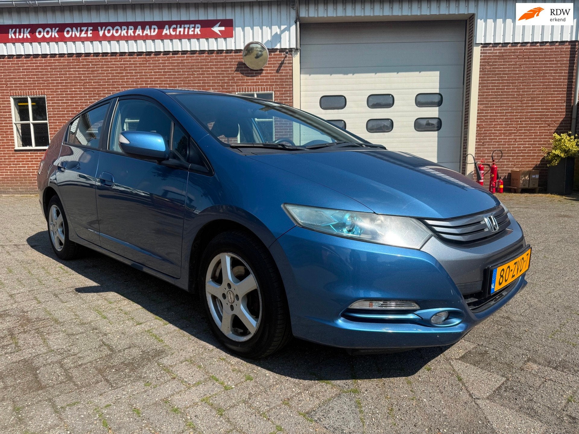 Honda Insight 1.3 Elegance, Auto's, Honda, Euro 5, Gebruikt, 4 cilinders, Blauw
