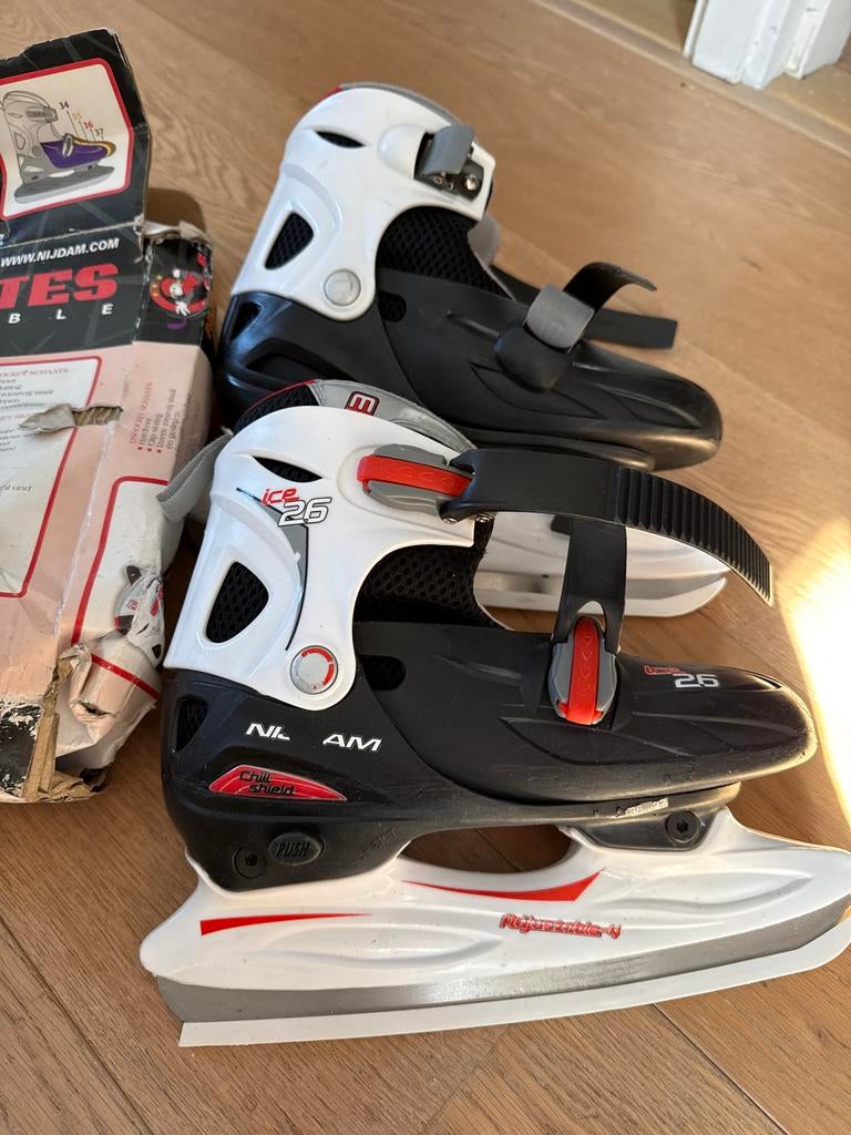 Nijdam meegroeischaatsen voor kinderen, Ophalen of Verzenden, Gebruikt, IJshockeyschaatsen, Nijdam