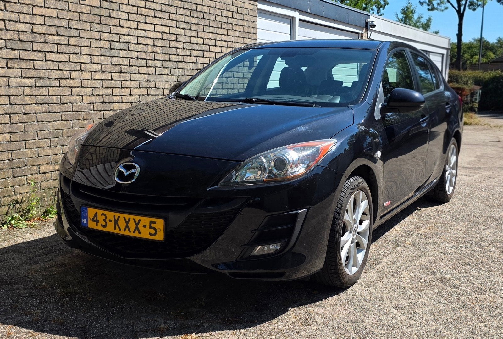 Mazda 3 1.6 Sport 2010 Zwart, Auto's, Mazda, Particulier, Benzine, B, Hatchback, Handgeschakeld, Origineel Nederlands, Zwart, Zwart