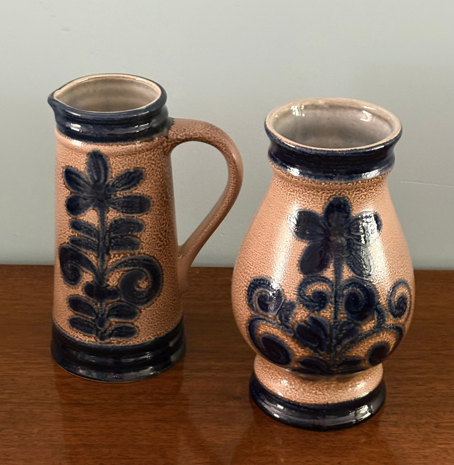 2 Delige set West Germany Knodgen vazen, Antiek en Kunst, Ophalen of Verzenden