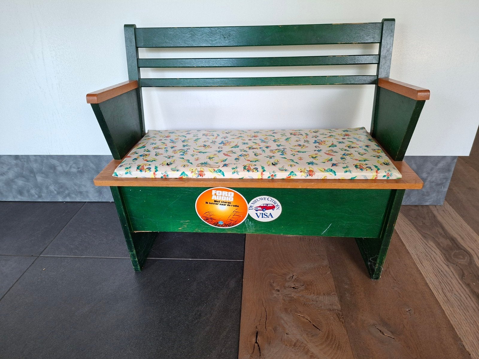 Kinderbankje met opbergruimte - 70x30x60 cm, Ophalen, Gebruikt, Overige typen
