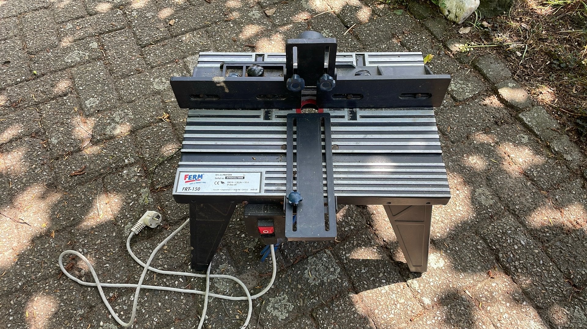 Ferm FRT-150 freestafel, Ophalen, Gebruikt