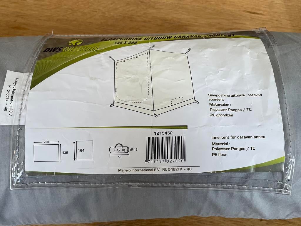 Nieuwe Slaapcabine voor uitbouw caravan voortent, Caravans en Kamperen, Ophalen of Verzenden, Zo goed als nieuw