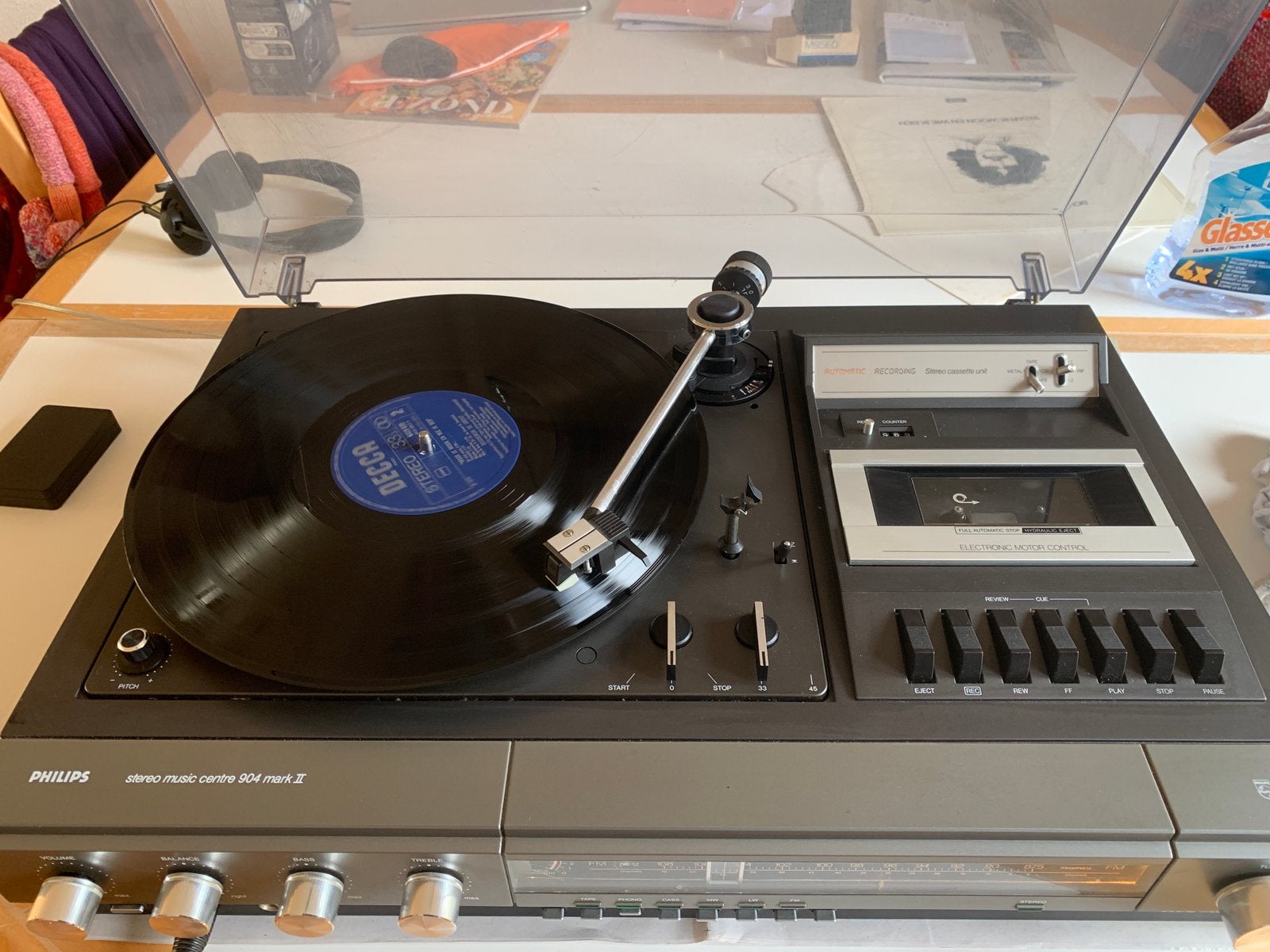 Philips 22AH904 mkII music centre, Ophalen, Gebruikt, Cassettedeck, Philips