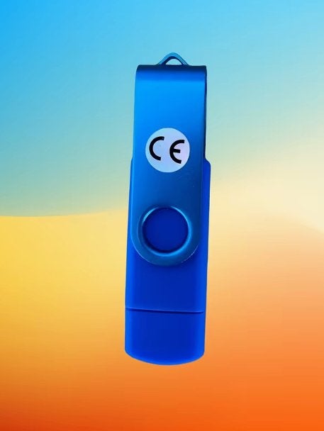 SVZ USB Stick 64GB USB2.0 (Blauw) per stuk, Computers en Software, USB Sticks, Ophalen of Verzenden, Nieuw, EAF Netherlands, 64 GB