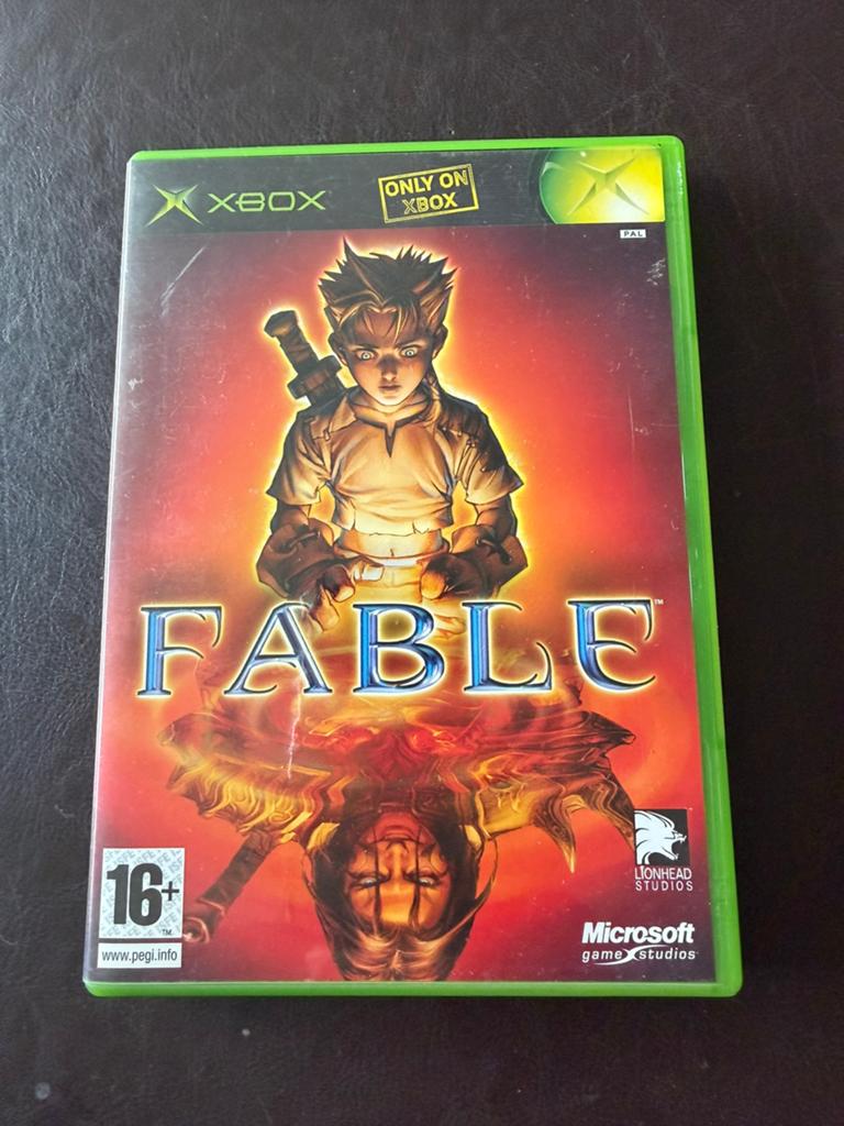 Originele Xbox Fable PAL compleet met boekje, Spelcomputers en Games, Ophalen, 1 speler, Zo goed als nieuw, Role Playing Game (Rpg)