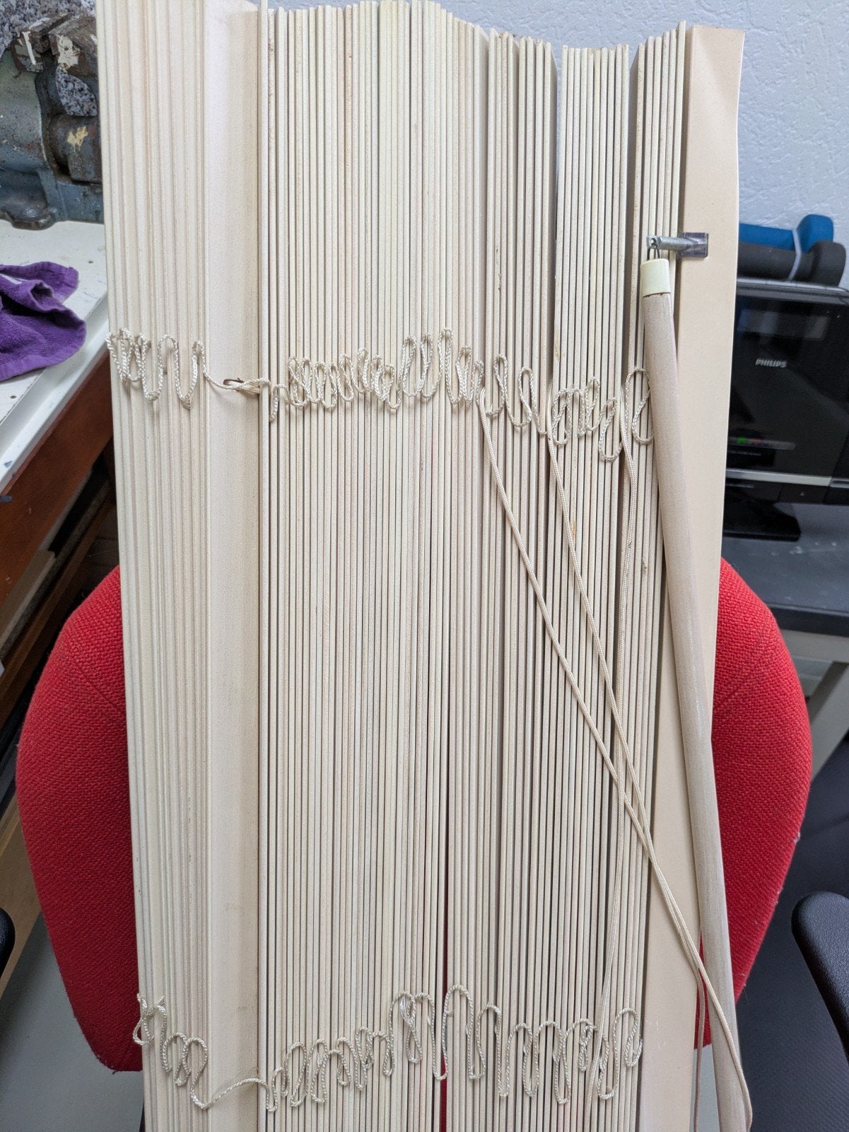 8 jaloezieën (4x 2.30m, 4x 1m) - 90cm breed, Ophalen, Jaloezie