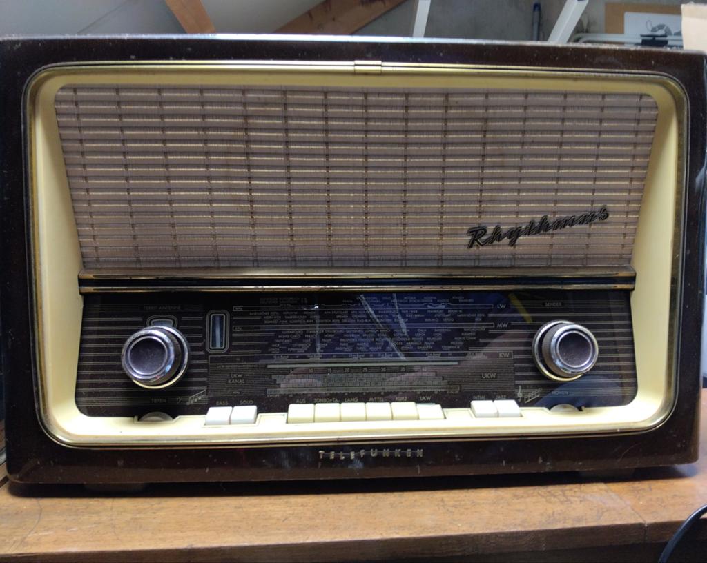 Vintage Telefunken Rhythmus 9 Radio - Jaren '50 Buizenradio, Ophalen, Gebruikt, Radio