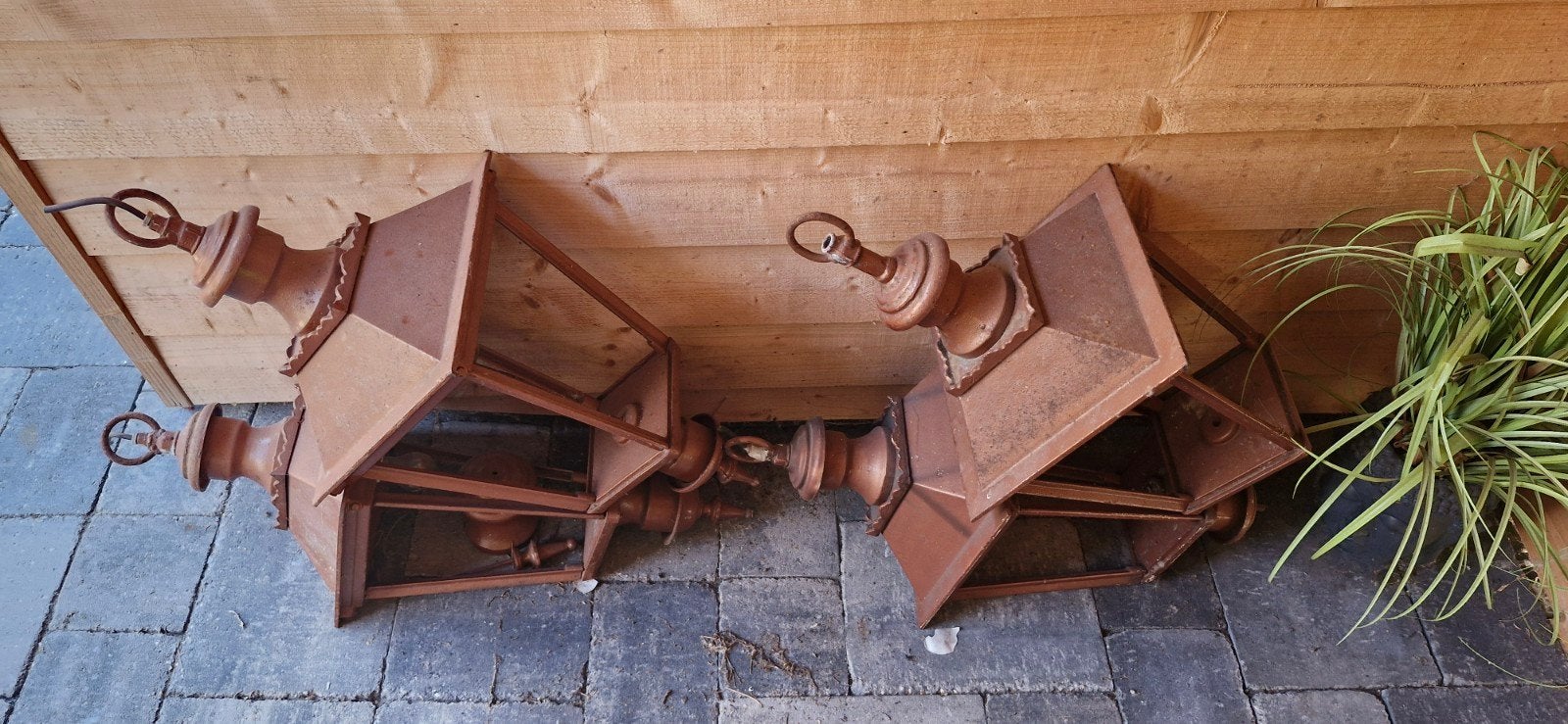 4x Lantaarns - Opknappers (70cm, 15kg p/st), Ophalen
