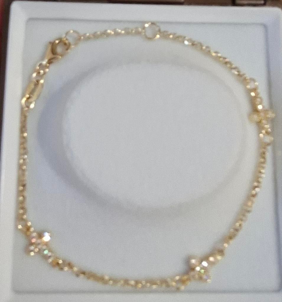 Prachtige 18-karaats gouden armband - 18 cm, 3 gram, Ophalen of Verzenden, Zo goed als nieuw, Goud, Goud