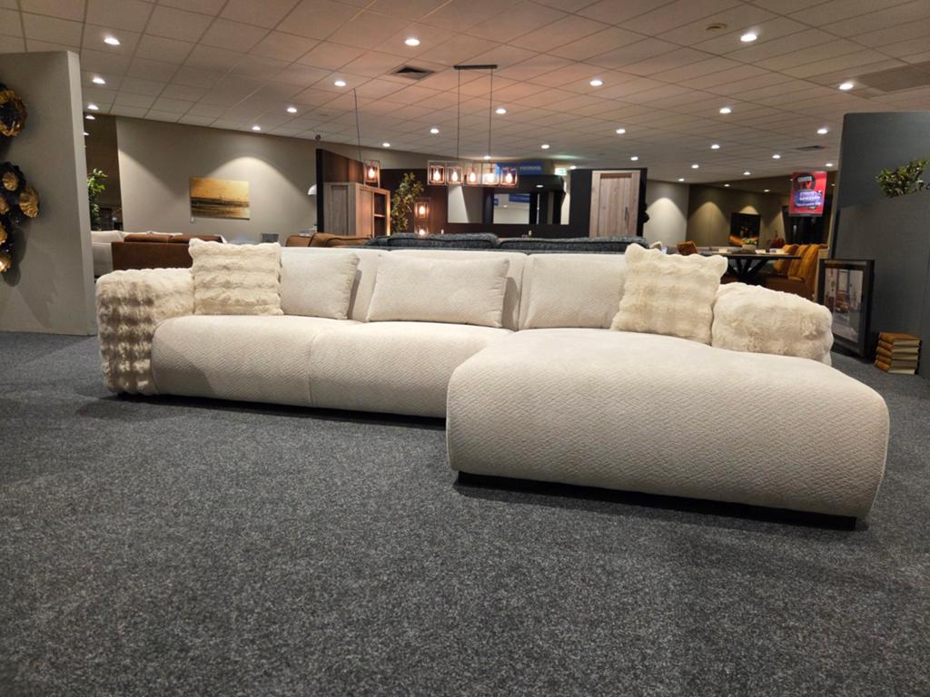 Loungebank met super gave stof Eye-catcher, 250 tot 300 cm, 100 tot 125 cm, Nieuw, Ophalen of Verzenden
