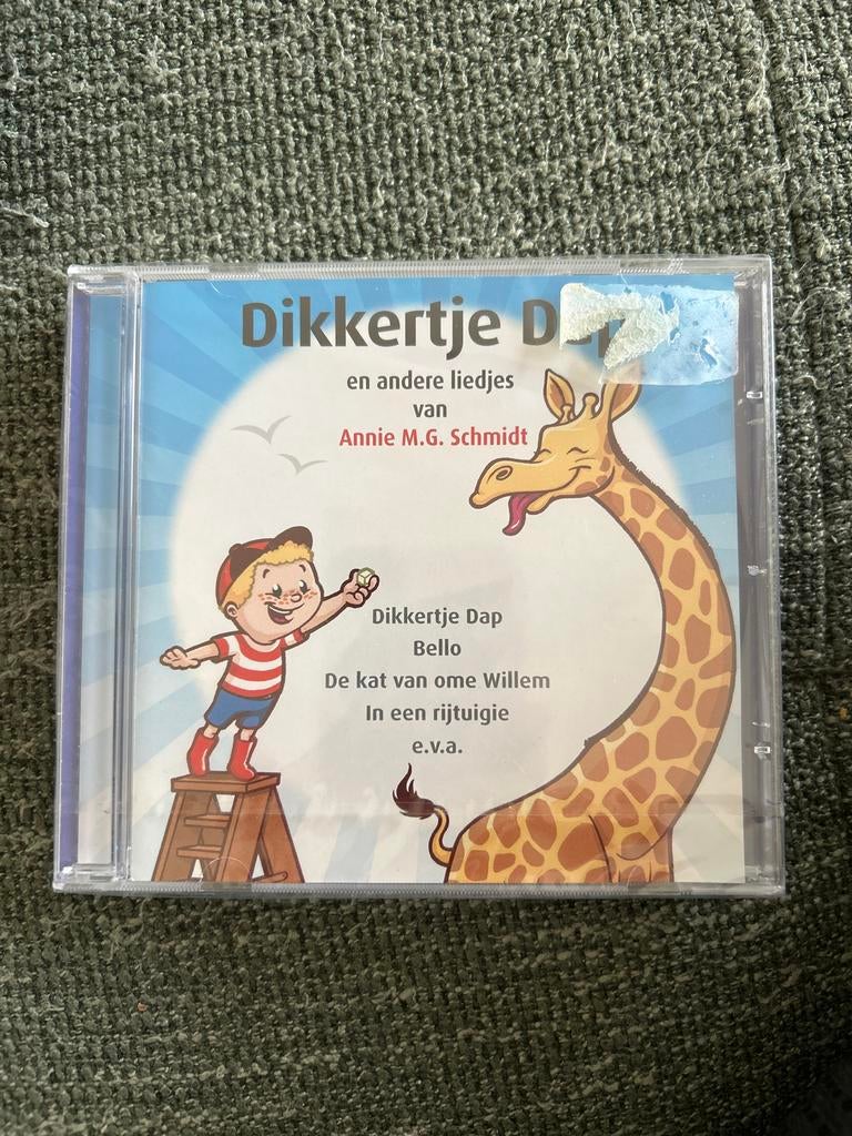 Dikkertje Dap en andere liedjes van Annie M.G. Schmidt CD, Ophalen of Verzenden, Nieuw in verpakking, Muziek, Tot 2 jaar