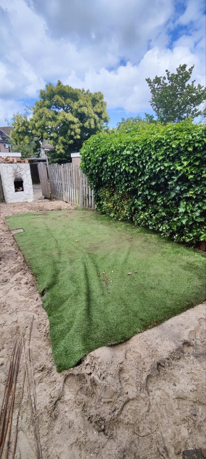 Gratis Kunstgras 15 m² - Ideaal voor tuin of balkon!, Tuin en Terras, Ophalen of Verzenden, Gebruikt, 10 tot 20 m², Kunstgras