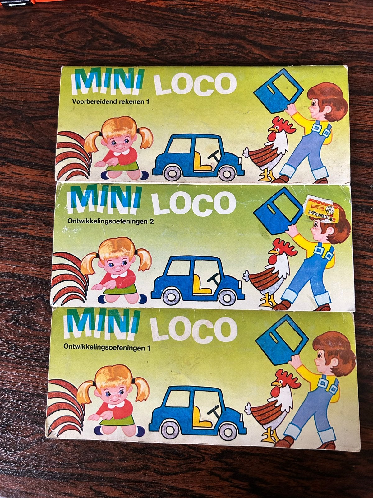 Retro Mini Loco boekjes - Voorbereidend rekenen en ontwikkel, Ophalen of Verzenden, Gebruikt, Rekenen