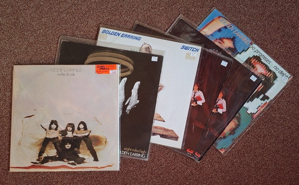 Golden Earring LP vinyl, laatste deel, LP, Gebruikt, Beschermende buitenhoes, Pop