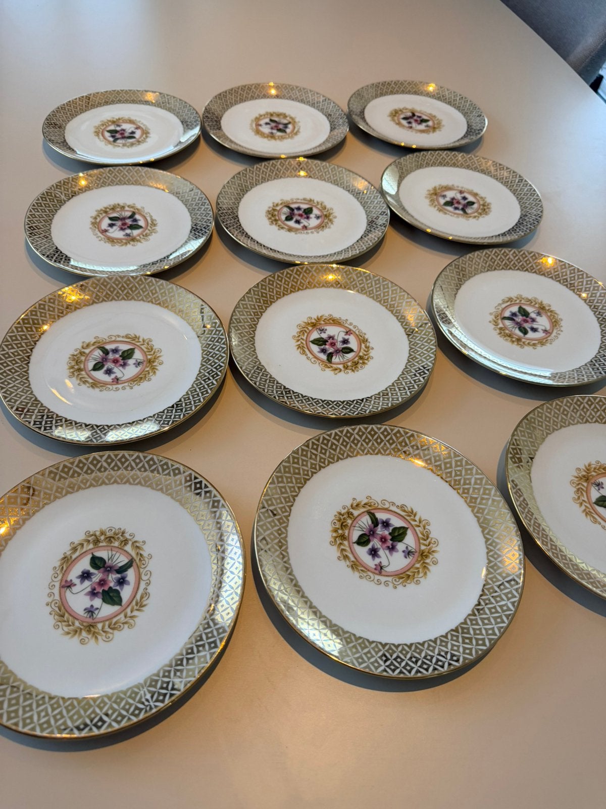 12 vintage Winterling Kirchenlamitz Bavaria borden., Ophalen of Verzenden