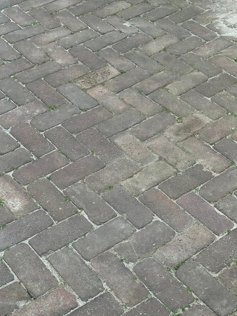 gebakken klinkers donker rood, Ophalen of Verzenden, Zo goed als nieuw, Klinkers
