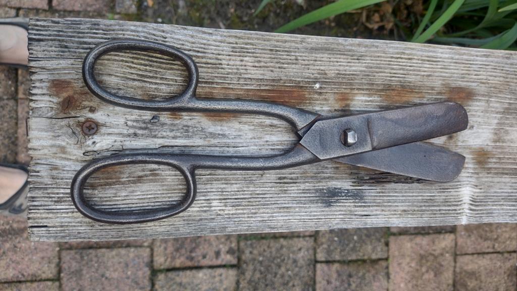 Met de hand gesmede schaar antieke, Ophalen of Verzenden