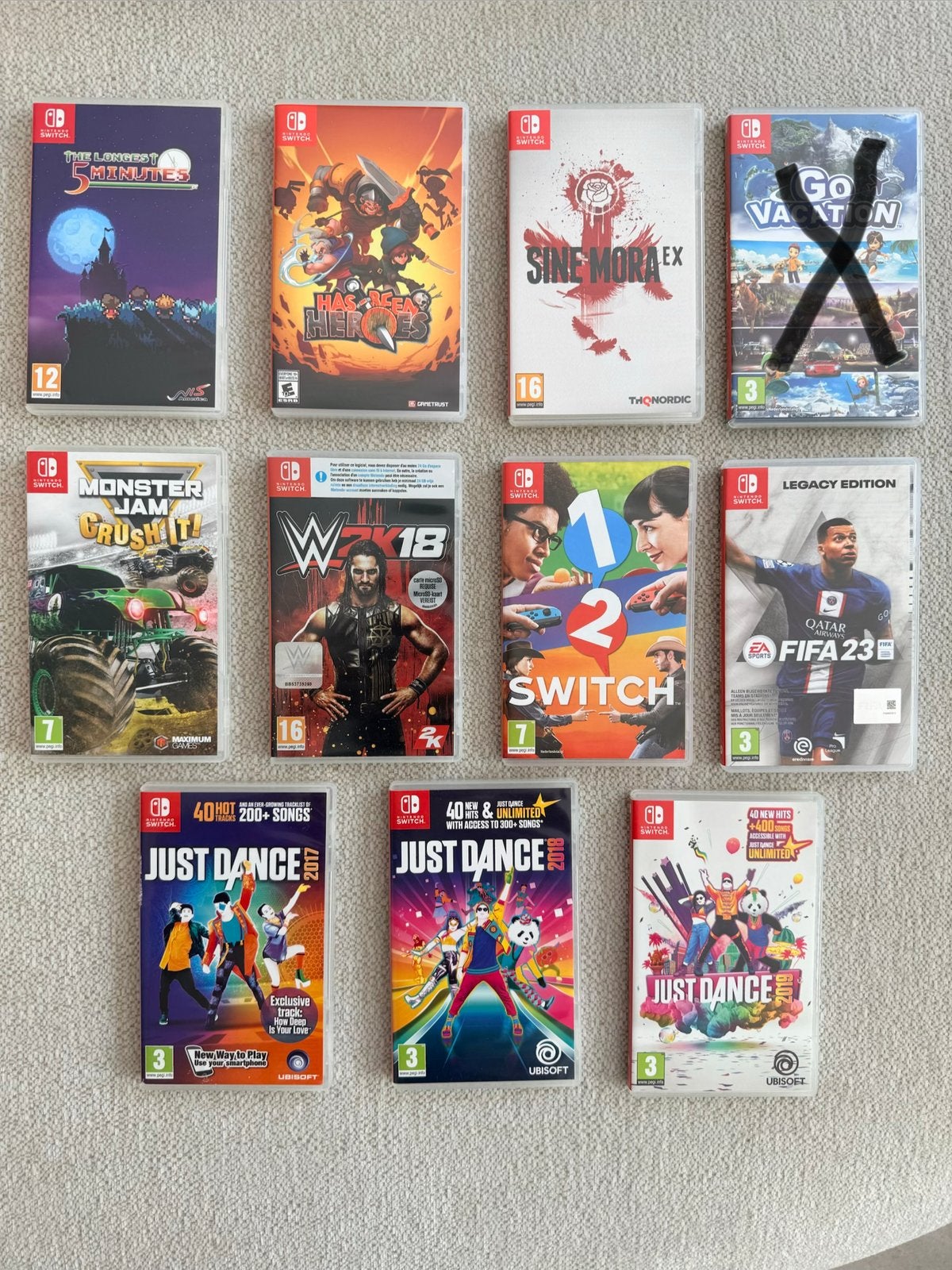 10 Nintendo Switch Games, Spelcomputers en Games, Games | Nintendo Switch, Overige genres, Ophalen of Verzenden, Zo goed als nieuw