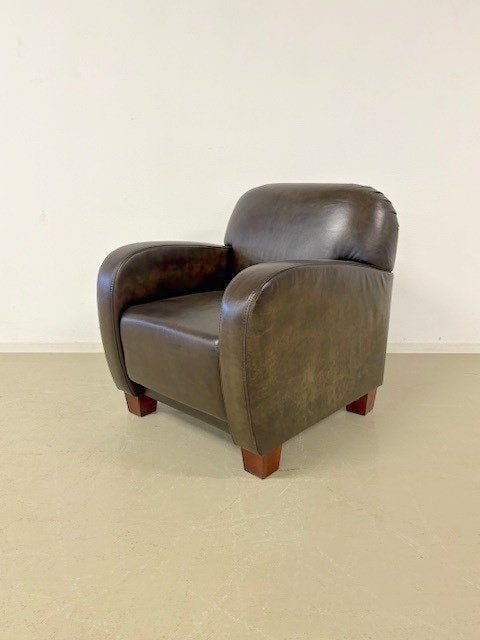 Art Deco Engelse fauteuil, Huis en Inrichting, Fauteuils, Ophalen, Gebruikt, Art Deco / Clubfauteuil, 75 tot 100 cm