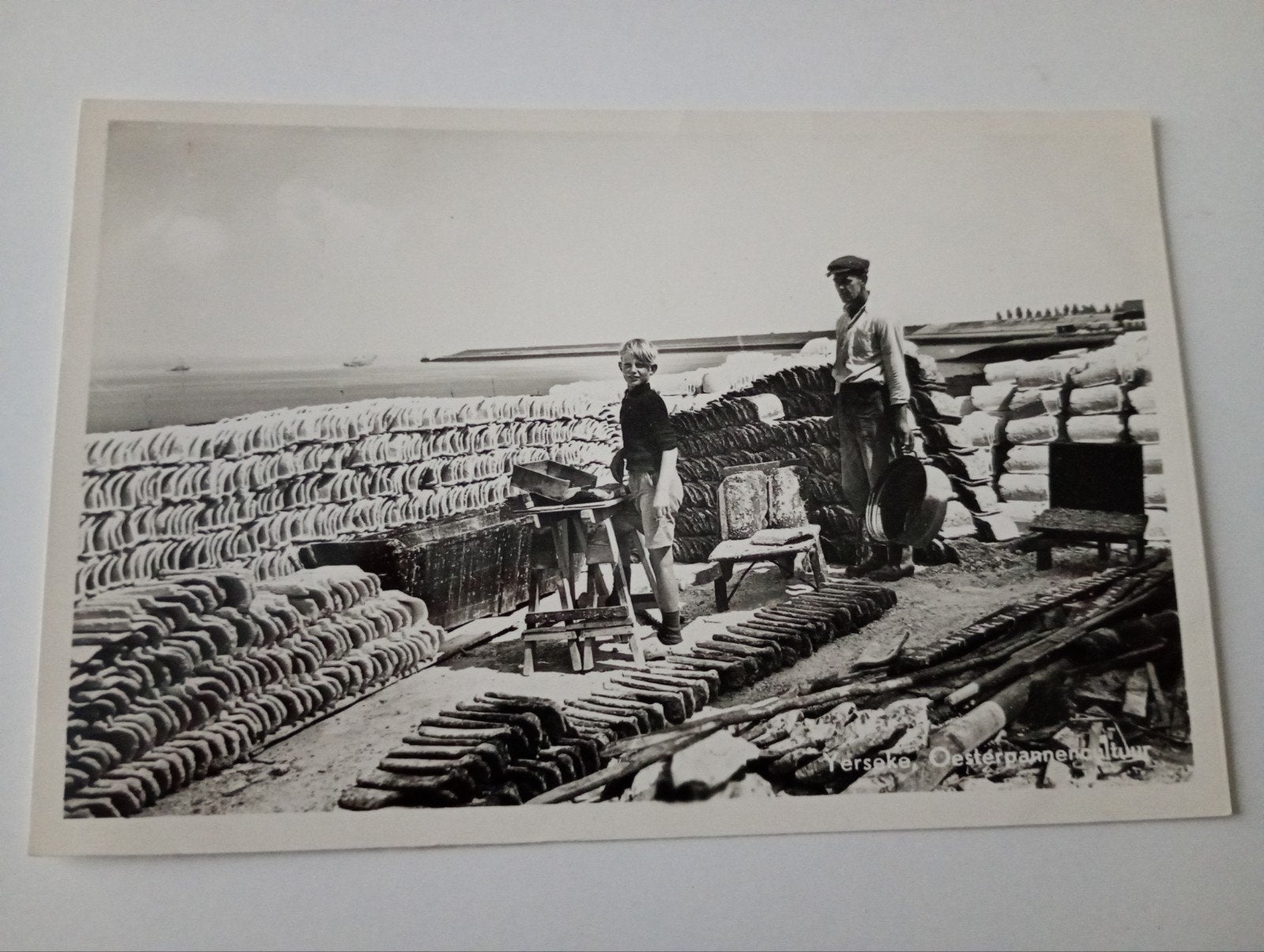Yerseke Oesterpannen, Verzamelen, Ophalen of Verzenden, 1940 tot 1960, Ongelopen, Zeeland
