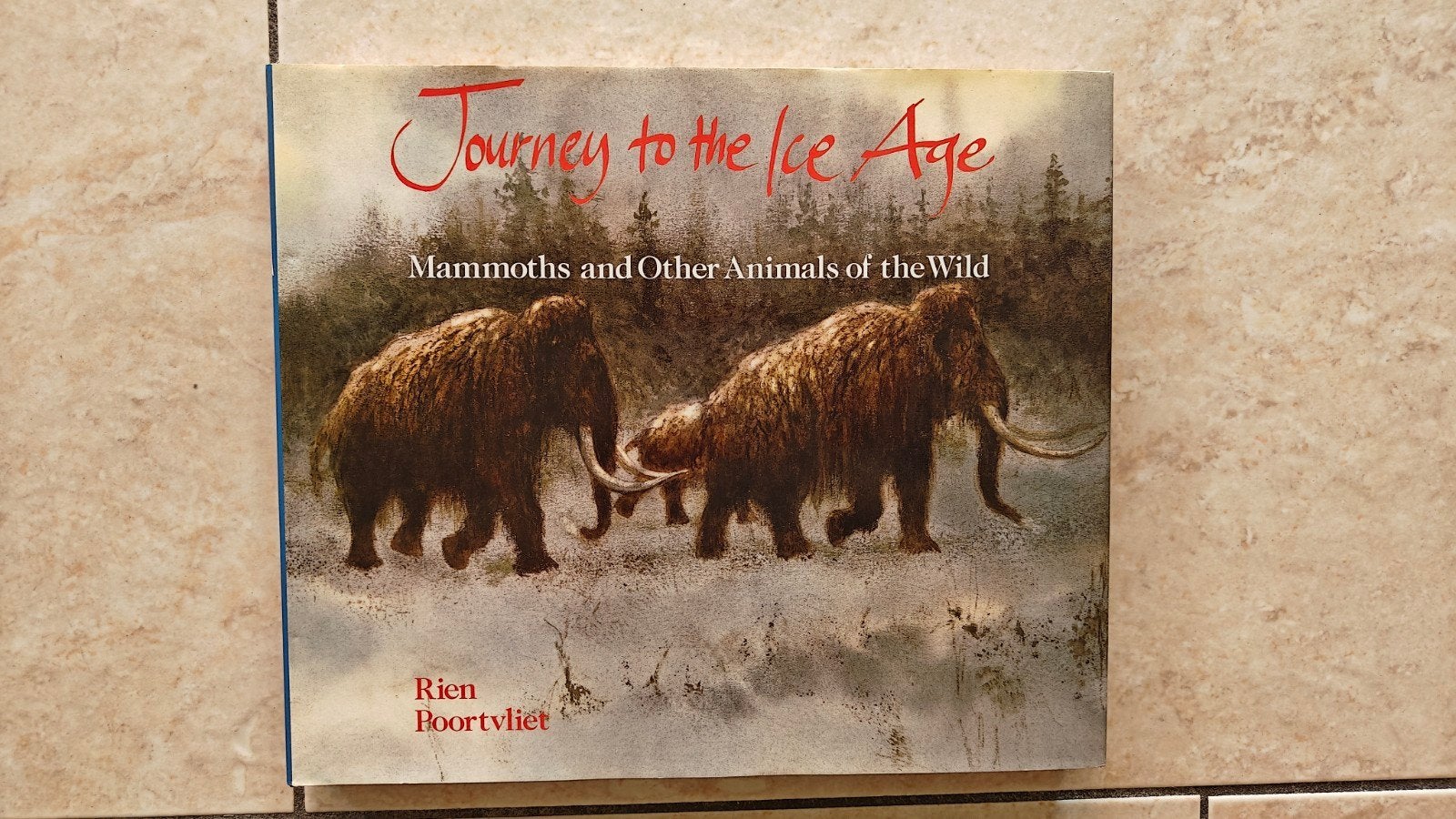 Journey to the Ice Age - Rien Poortvliet, Boeken, Ophalen of Verzenden, Zo goed als nieuw, Natuur algemeen, Rien Poortvliet