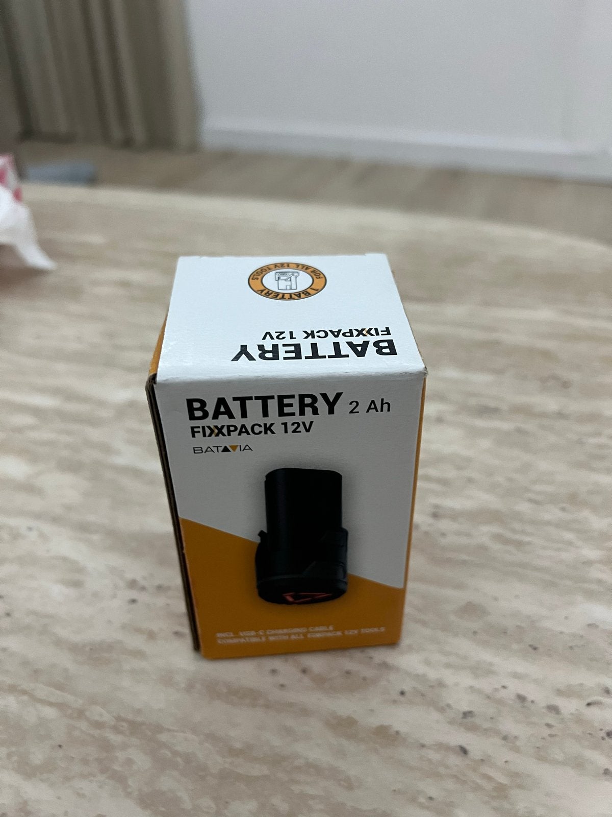 Batavia FIXPACK 12V 2Ah Accu met USB-C oplaadkabel, Ophalen of Verzenden, Nieuw