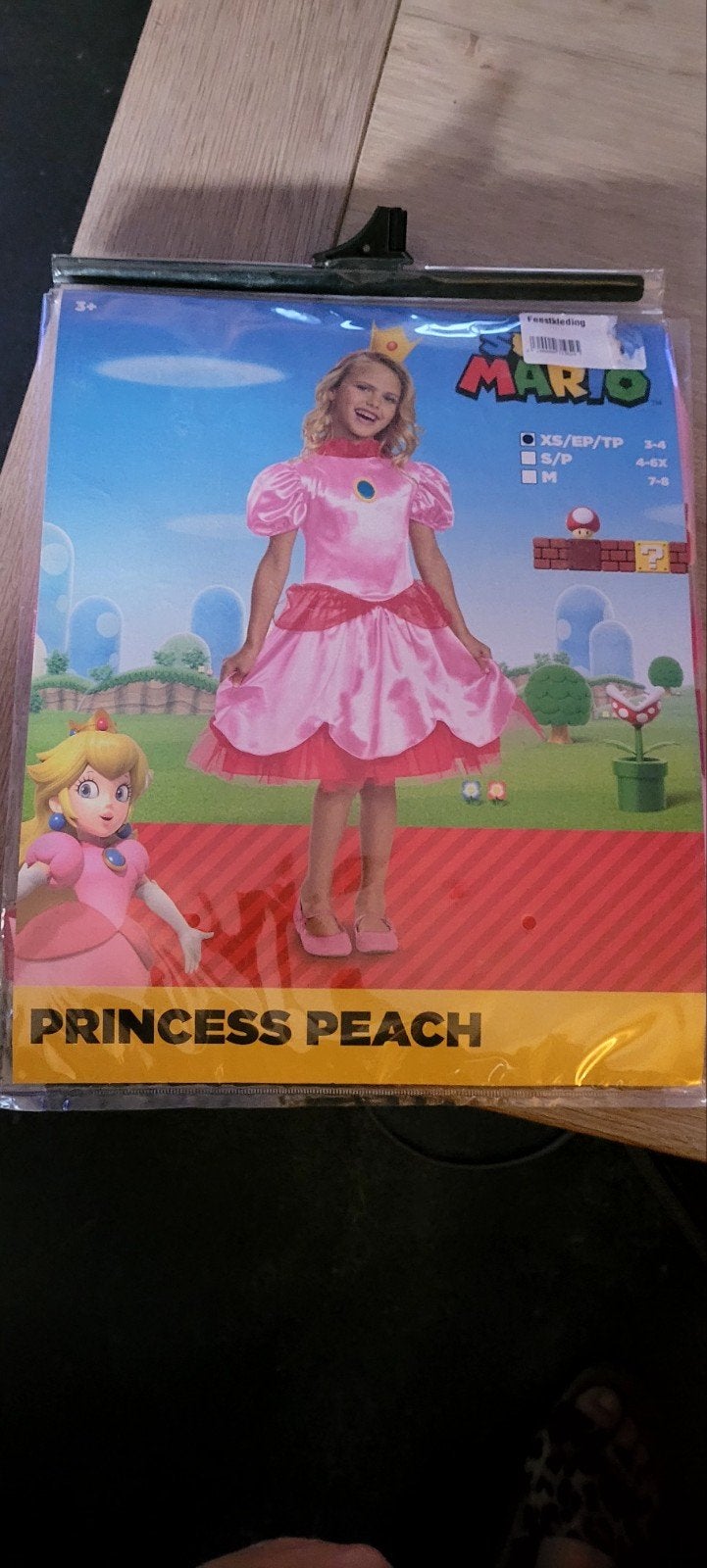 Princess Peach kostuum, Ophalen of Verzenden, Nieuw, 104 of kleiner, Meisje