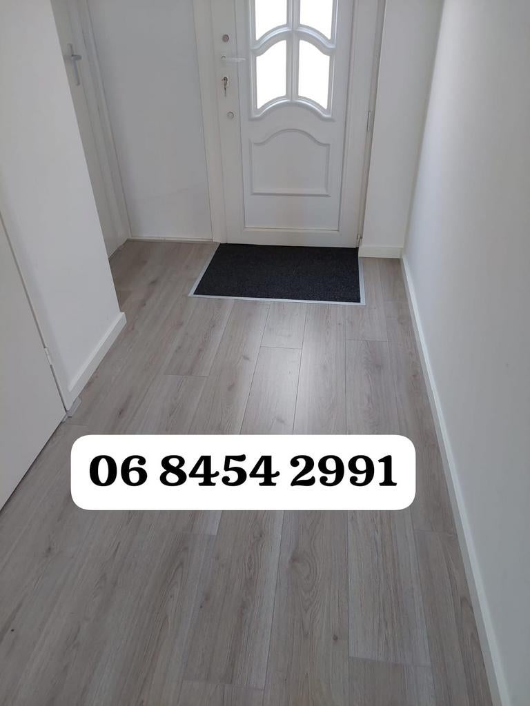 Laminaat legger / leggen / ondervloer + plakplinten, Ophalen