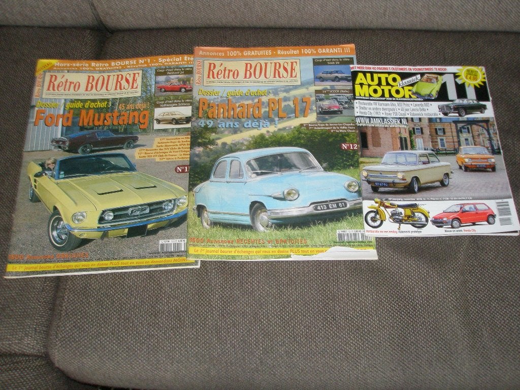 Klassieker tijdschriften (1x AMK en 2x Retro Bourse ), Boeken, Auto's | Folders en Tijdschriften, Ophalen of Verzenden, Nieuw