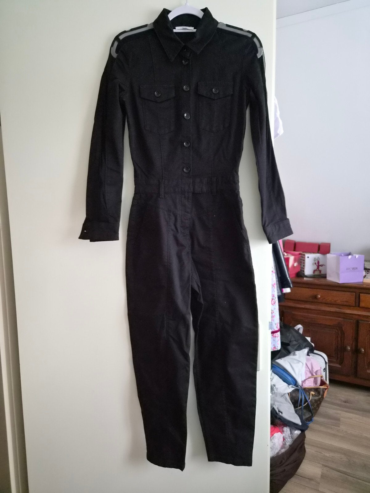 Patrizia Pepe Jumpsuit, Zwart, Ophalen of Verzenden, Zo goed als nieuw, Patrizia Pepe