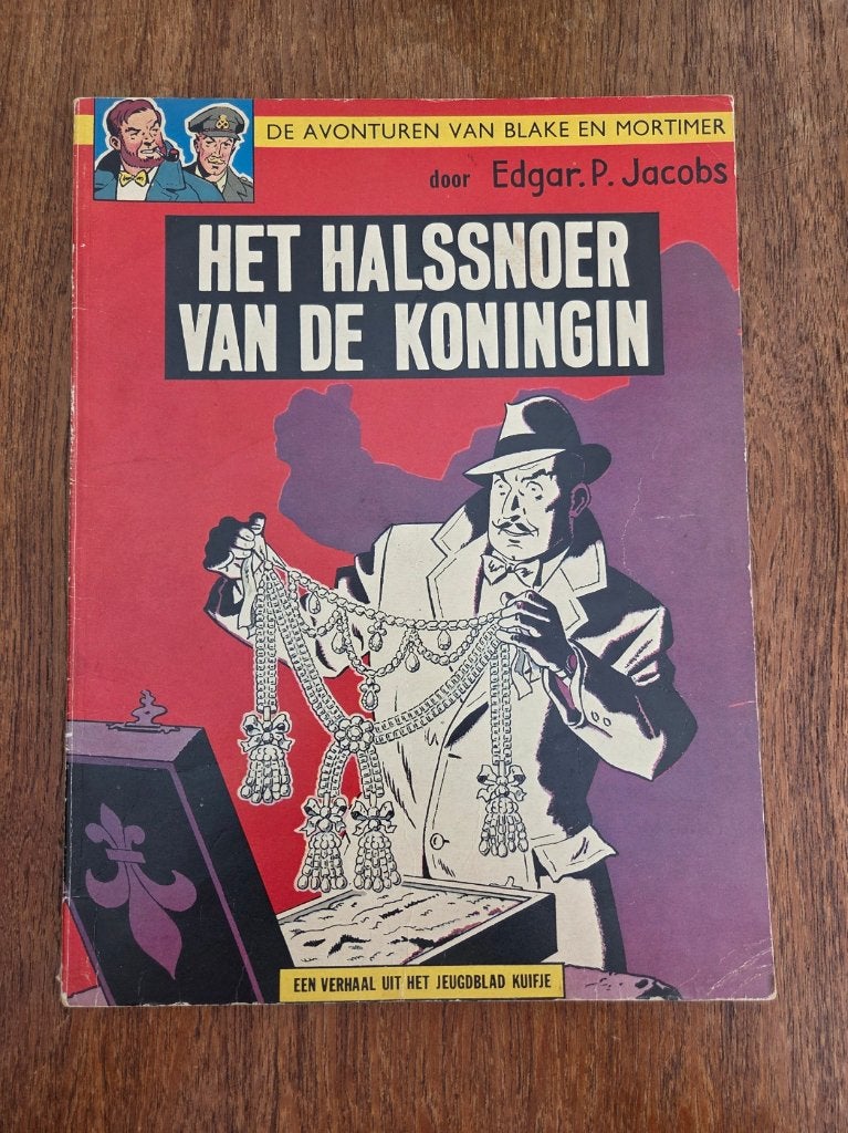 Blake en Mortimer  - Het halssnoer van de koningin, Gelezen, Edgar P. Jacobs, Eén stripboek, Ophalen of Verzenden
