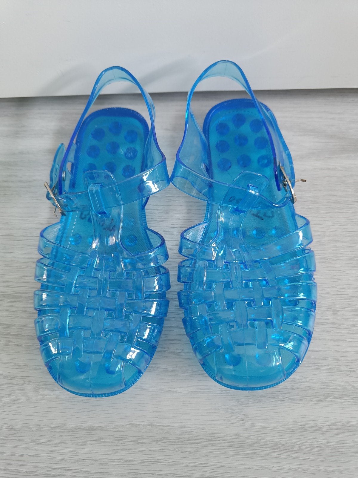Blauwe waterschoenen maat 34, Gebruikt, Ophalen of Verzenden, Scapino, Jongen of Meisje