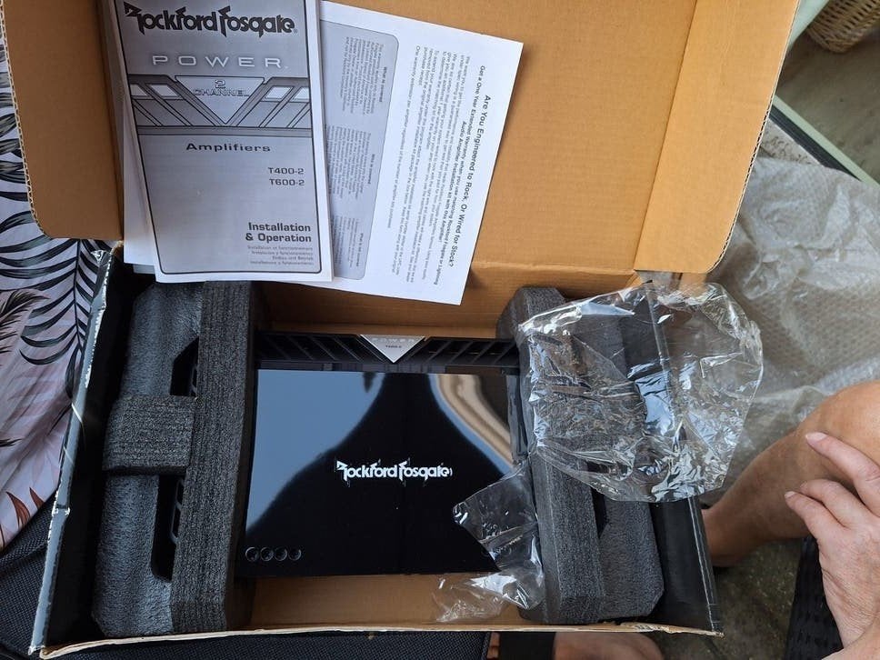 Versterker Rockford Fosgate T600-2 zwart, Ophalen of Verzenden, Nieuw