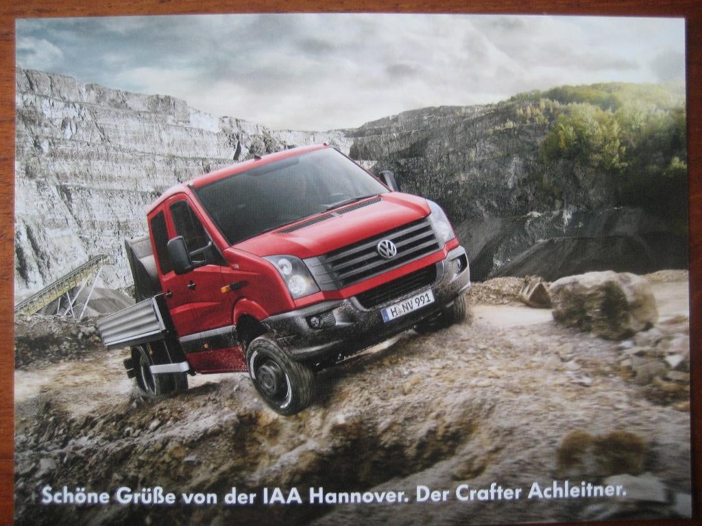 Ansichtkaarten Volkswagen Crafter Achleitner, Ophalen of Verzenden, Nieuw, Volkswagen