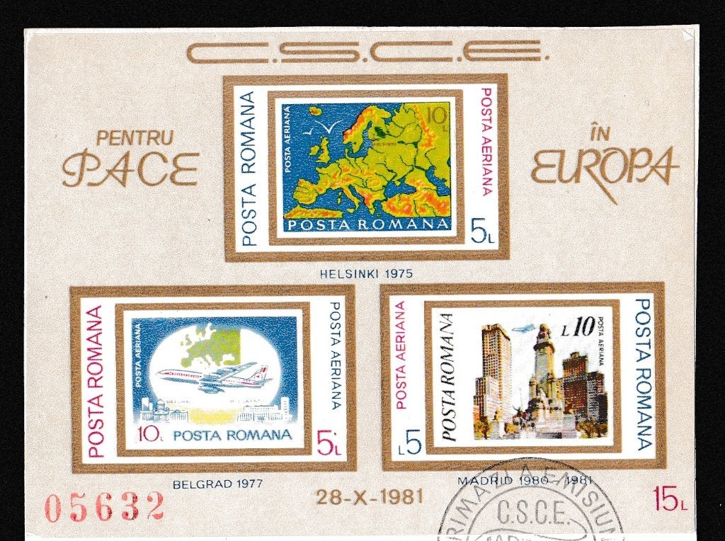 B 34 - Blok van Roemenie 1981 gestempeld € 15,00, Postzegels en Munten, Postzegels | Europa | Overig, Ophalen of Verzenden, Overige landen