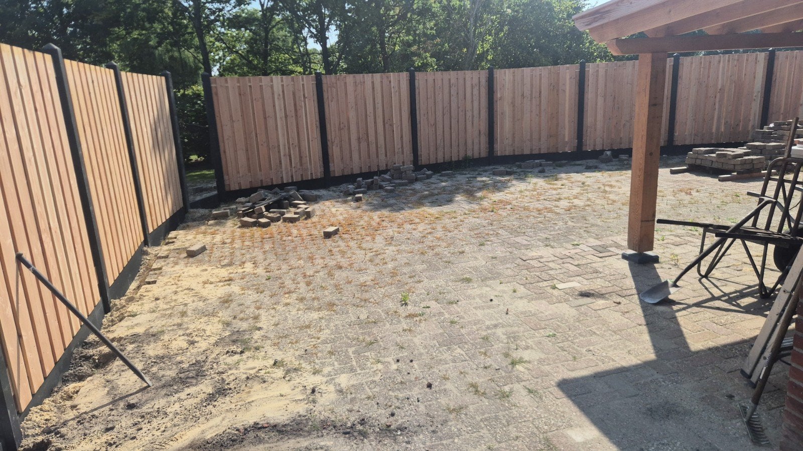 A.B schutting en tuinaanleg, Tuin en Terras, Schuttingen, Ophalen of Verzenden, Hout, Minder dan 3 meter, 1 tot 2 meter