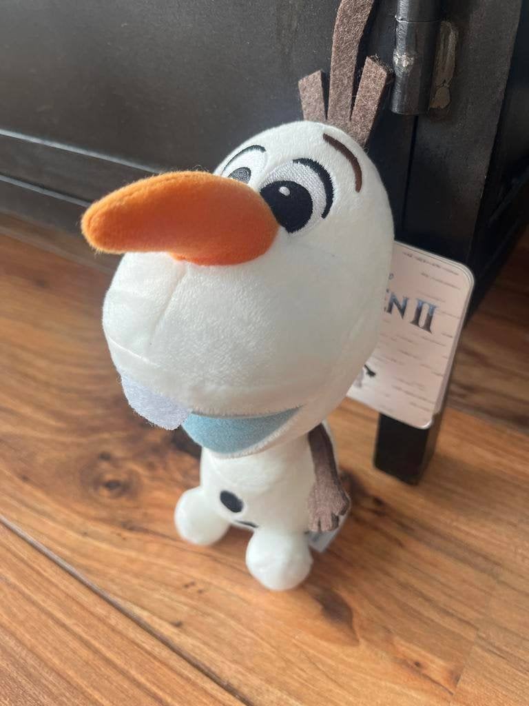 Frozen Olaf Pluche Knuffel Nieuw met Label 21cm, Ophalen of Verzenden, Nieuw, Overige typen
