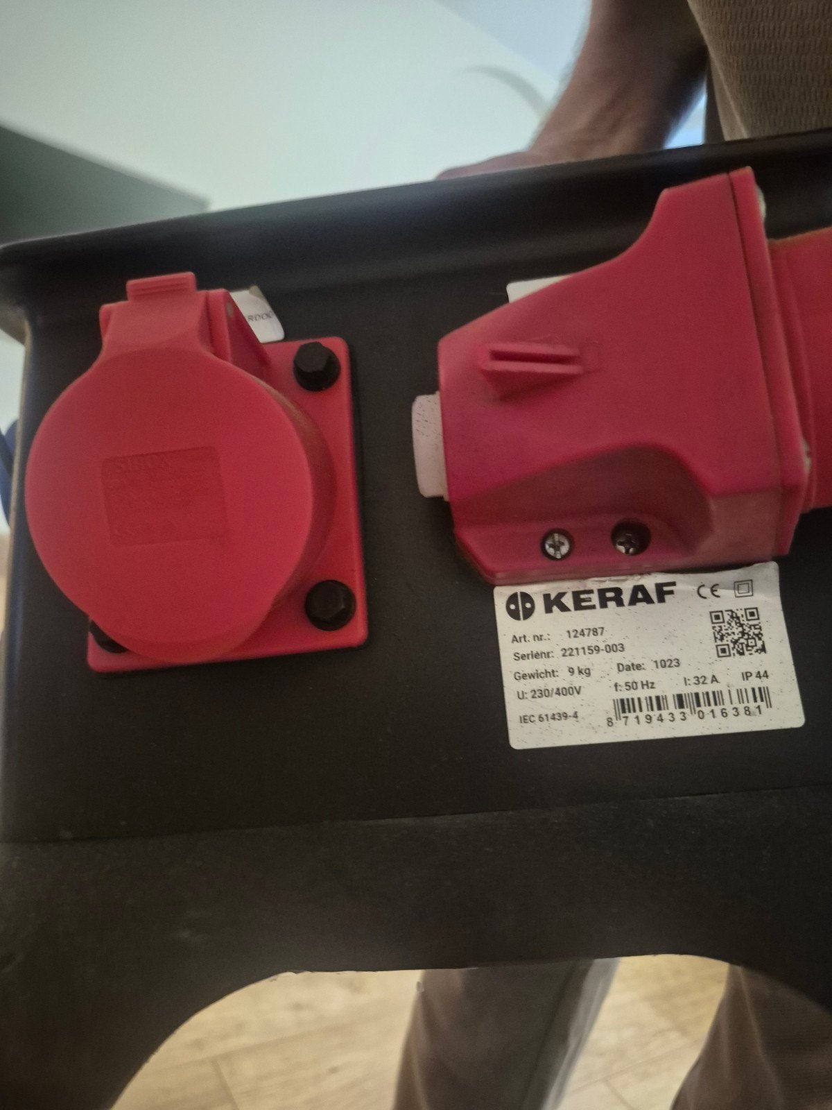 Kerraf Stroomverdeler 32A met 6x 230V en 1x 400V, Ophalen, Gebruikt, Overige merken, Stekkerdoos