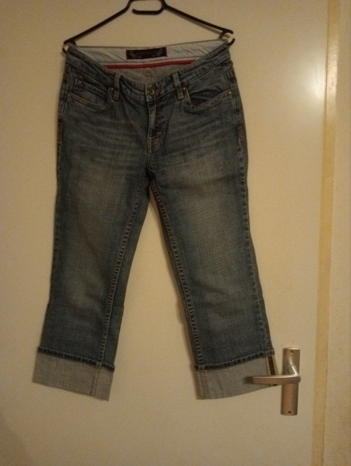 3/4 broek, maat M, Ophalen, Gedragen, Blauw, W28 - W29 (confectie 36)